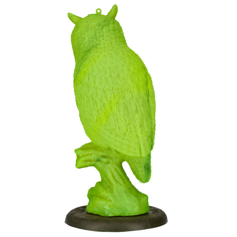Réplica de Coruja espanta Aves - Fluorescente