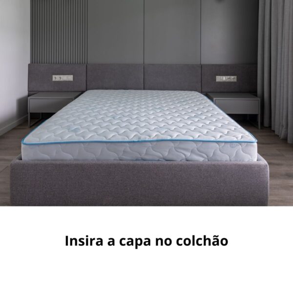 Capa protetora respirável contra percevejos de cama