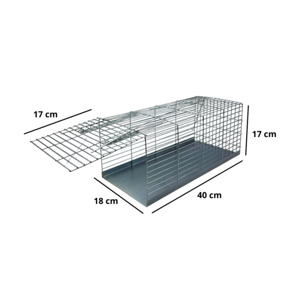 Armadilha para Ratos e Ratazanas em Aço Inoxidável