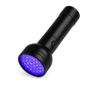 Lanterna ultravioleta Ecoced com 51 LEDs, ideal para deteção de pragas, urina e mofo.