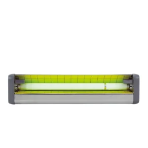 Armadilha de Luz UV para moscas-da-fruta e insetos voadores, ideal para vitrines e balcões de alimentos.